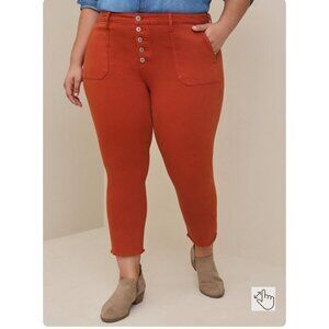 NWT Torrid Mom Straight Vintage Stretch High Rise jeans Cinnamon Stick Size 22
